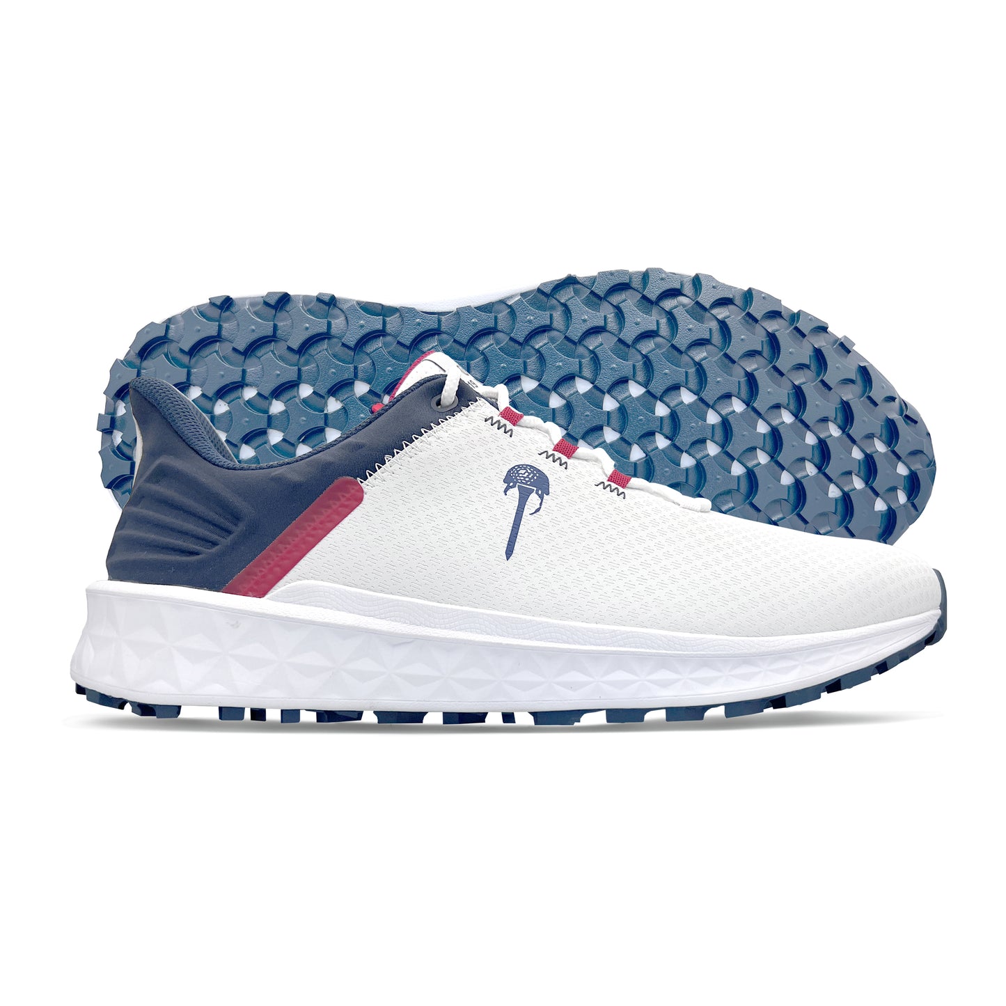Men's La Jolla SL Golf Shoe (Red / White / Blue)