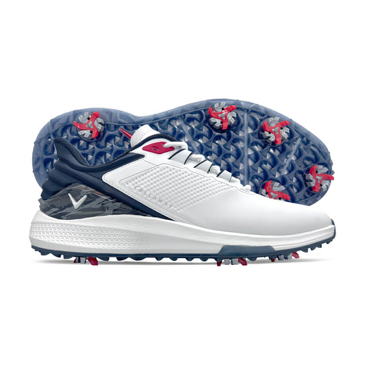 Men's Coronado v4 Golf Shoe - (White / Blue / Red)